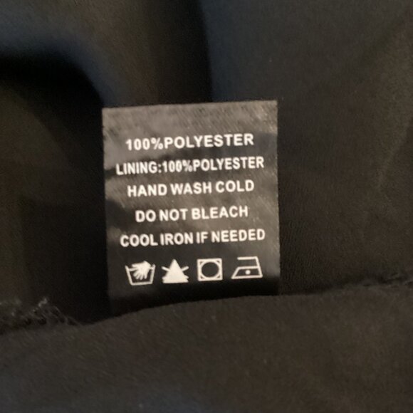 Buddy Love Black Off-The-Shoulder‎ Dress Size Medium Long Sleeves - Picture 8 of 8